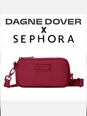 Dagne Dover X Sephora Limited Edition Mara Phone Sling in Burgundy Red